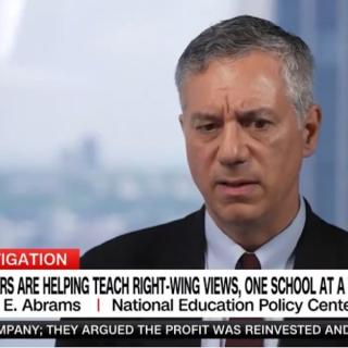 Screenshot of Sam Abrams from 6/21/24 broadcast on CNN